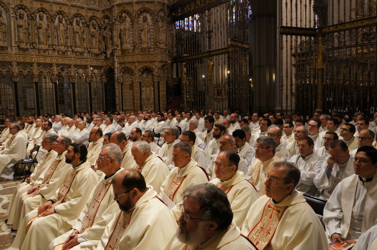 Curas de Toledo, en la misa crismal