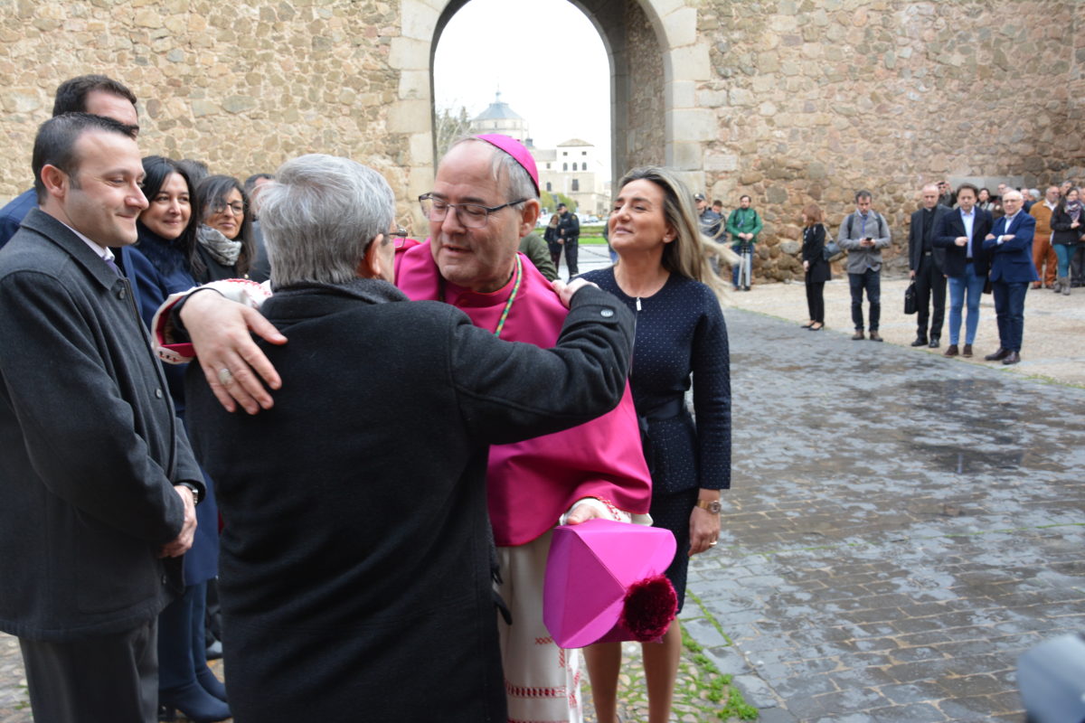 Francisco Cerro, en la Puerta Bisagra